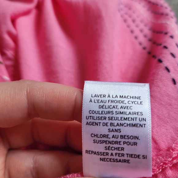 Caslon Pink Button Front Tank Top - Picture 9 of 9